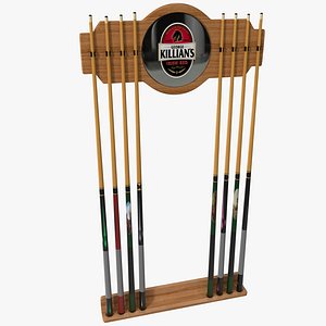 Wall Cue Rack