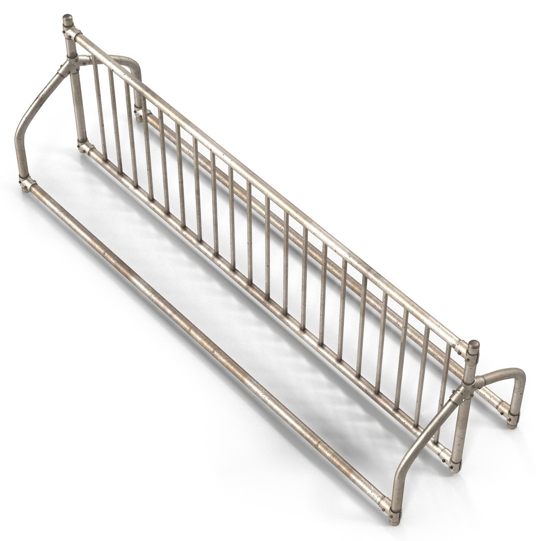 bike rack 4 3d model