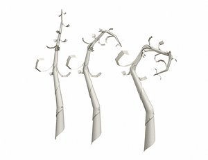 3D model Cartoon Trees