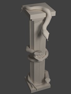 obj snake column