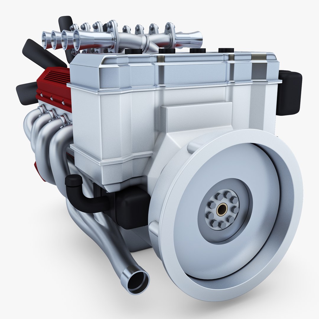 V8 engine 3d model for a wide variety of automotive projects –  TrashedGraphics