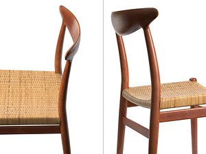 3D w2 dining chair model