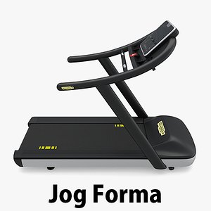 3D model jog forma treadmill technogym