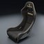 Vertex Bride Zieg IV Seat Black FRP Silver FRP Shell 3D Model