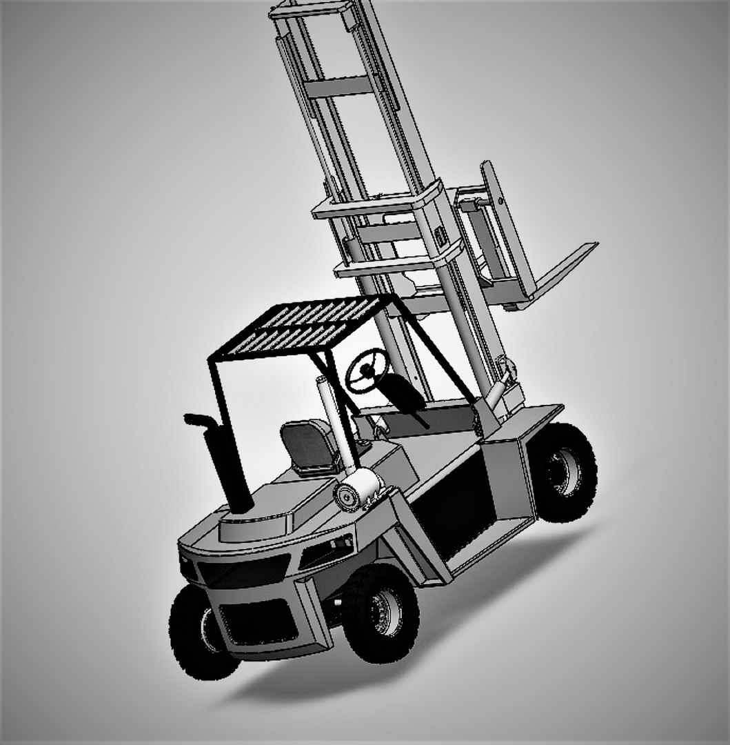 Forklift or Lift Truck 3D model - TurboSquid 1956463