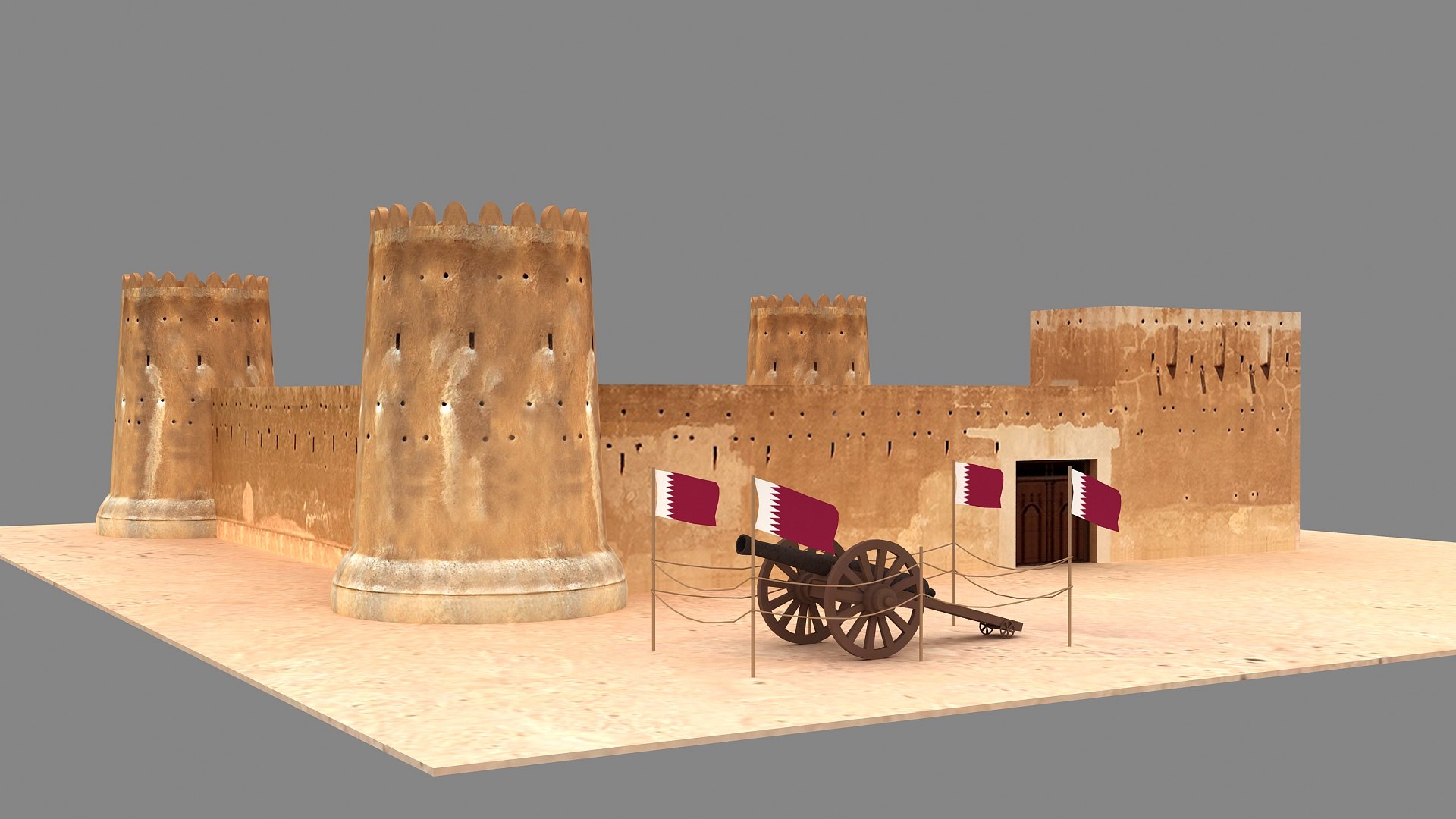 Zubara Fort Qatar 3D model https://p.turbosquid.com/ts-thumb/g2/1IbnPd/NS/010006/jpg/1620396792/1920x1080/fit_q87/417884d2edafc04d5587baf8f1f0fbbb5cf2f65b/010006.jpg