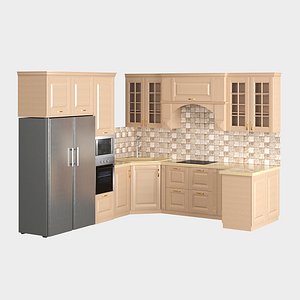 kitchen set 3D model