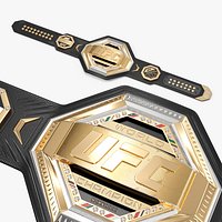 UFC Legacy Championship Belt on Floor