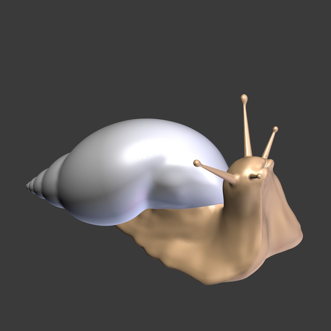 snail 3d obj