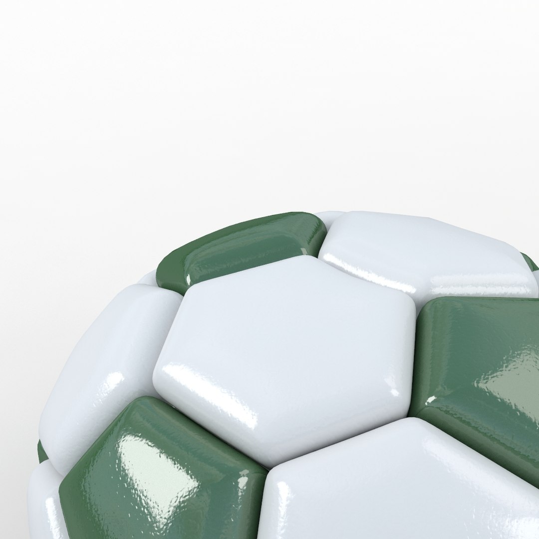 soccer ball 3d dxf