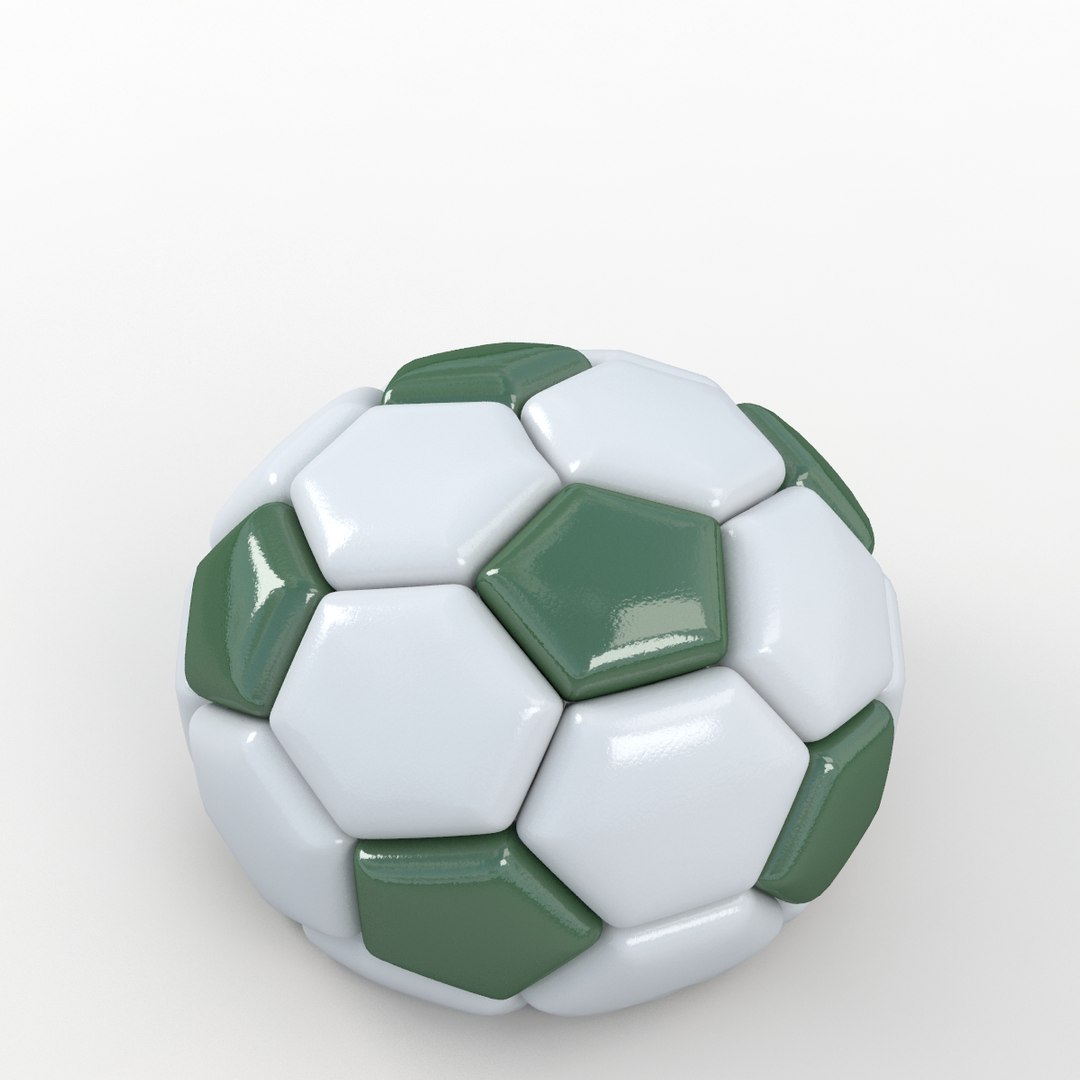 soccer ball 3d dxf