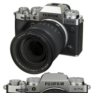 3D fujifilm x-t4 camera x model