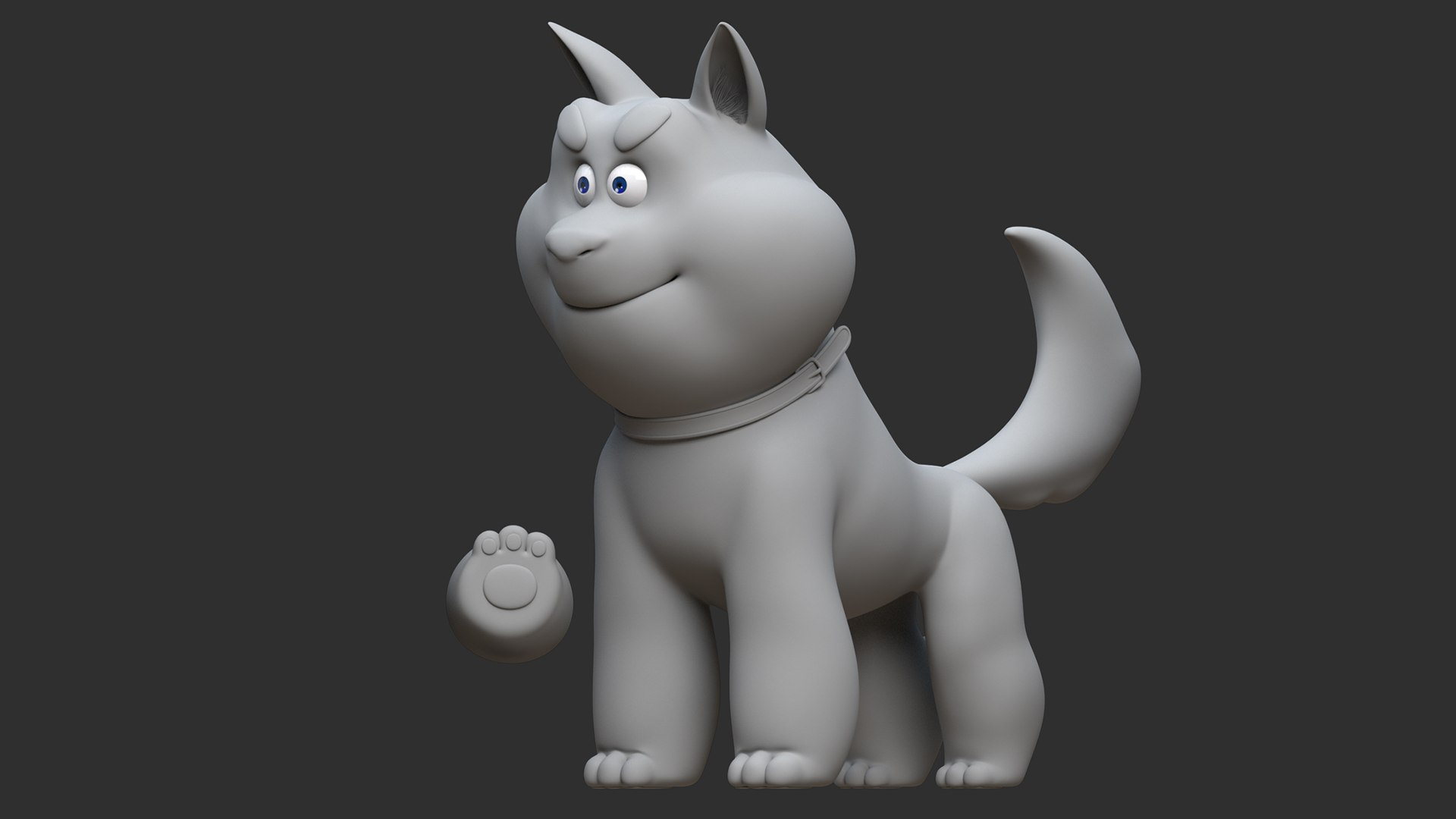 Advanced Rigging Cartoon Dog Low-poly 3D - TurboSquid 2133522