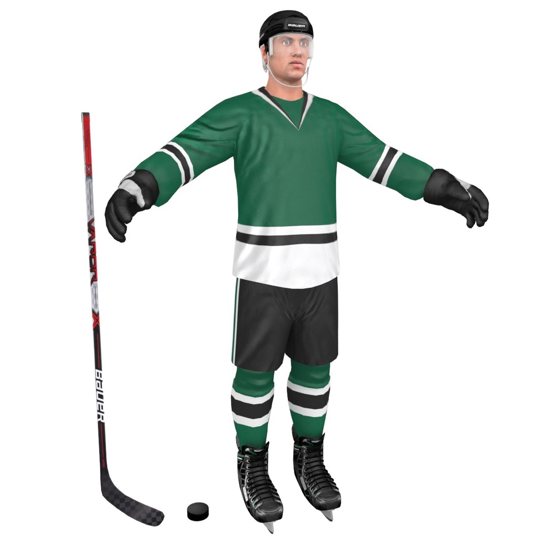 3D hockey player model - TurboSquid 1278690