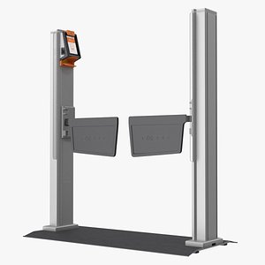 3D Axess AX500 Smart Gate NG Flap Paddle ADA model