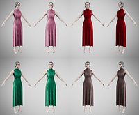 Dress 56 Simple Velvet Colors Collection 3