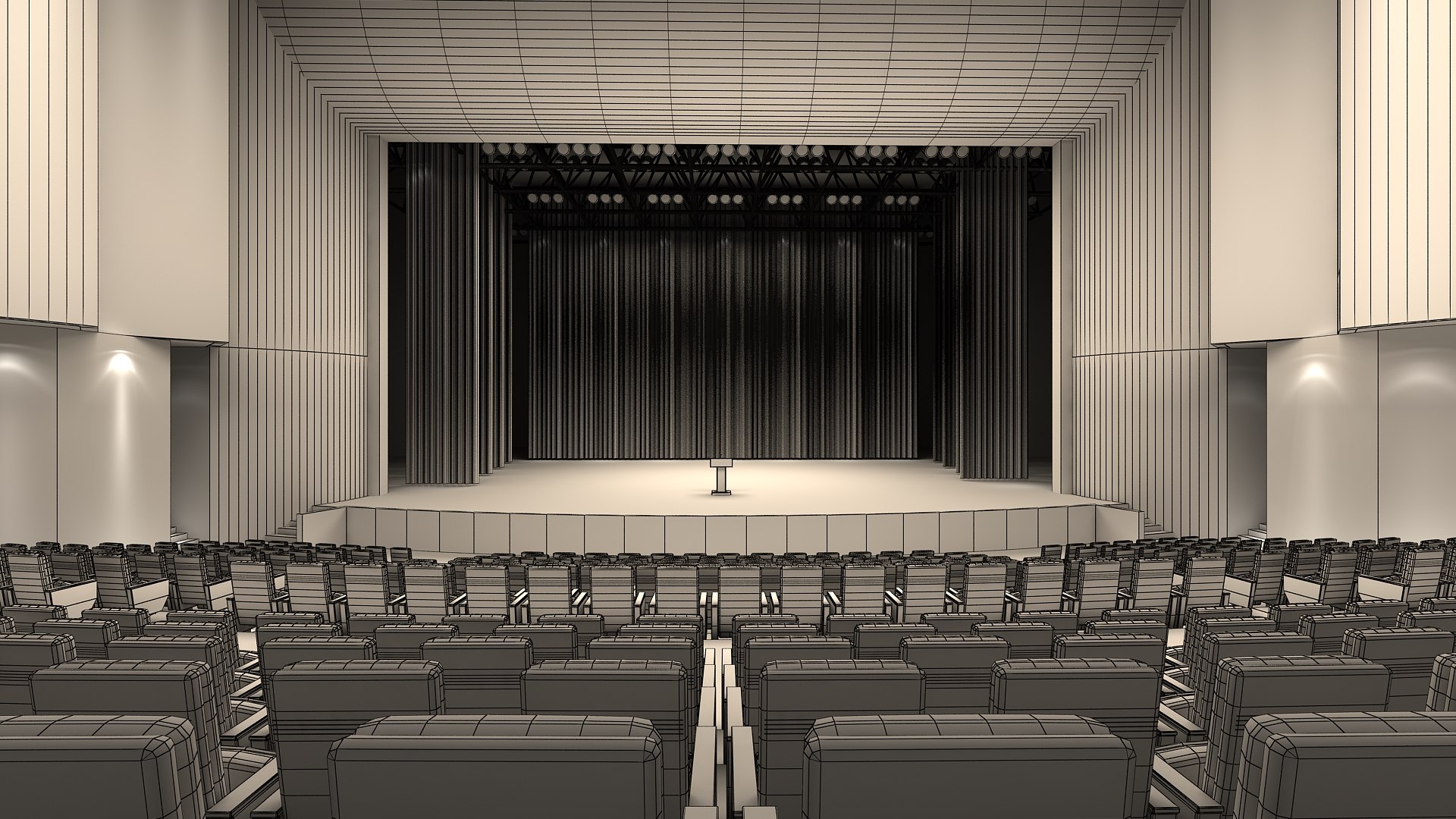 Theater 07 3D Model - TurboSquid 2181807