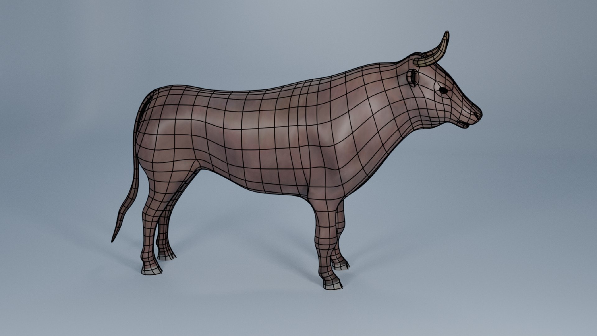 3D Bull Model - TurboSquid 1945914