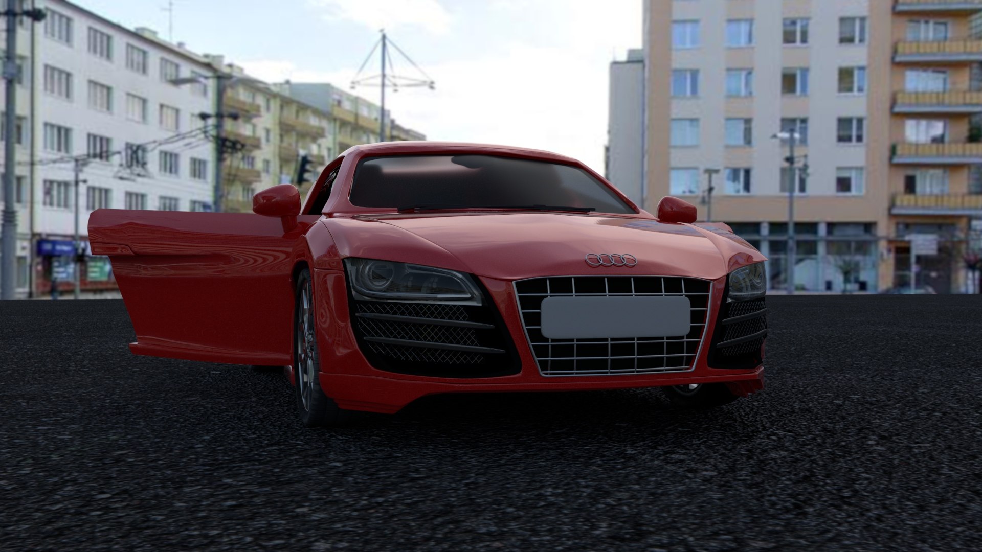3D Audi r8 2010 - TurboSquid 1820554