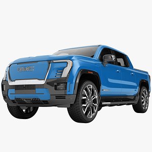 3D GMC Sierra EV 2024 02 model