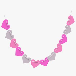 Heart Shaped Garland 03