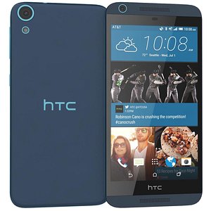 3d htc desire 626 blue model
