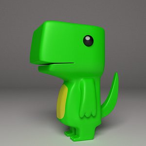 toy dinosaur 3d model