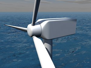 offshore wind power plant 3ds