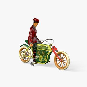 3D Motorcycle Wilhelm Krauss MK 1912