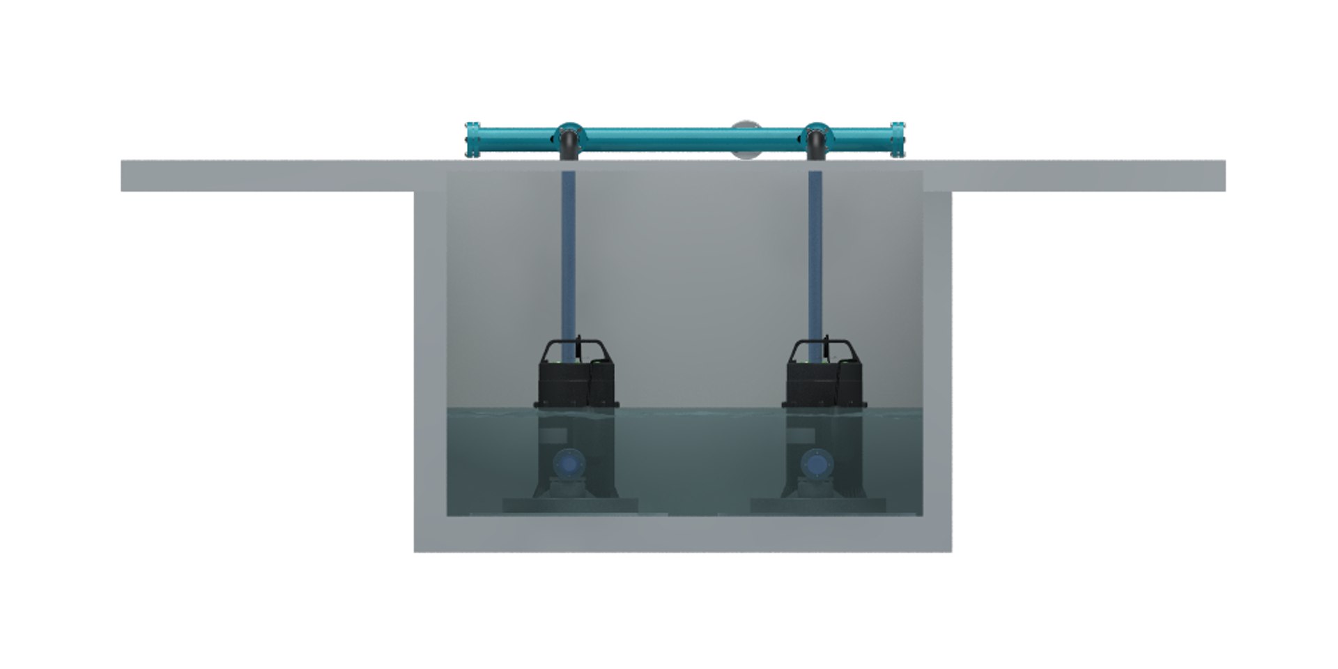 Sump Pump Submersible 3D Model - TurboSquid 1269537