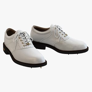 3d ecco gtx golf shoes model