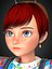 Cartoon Girl-Janey Rigged modèle 3D