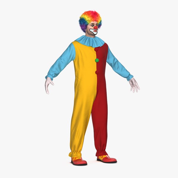 Clown suit fur model - TurboSquid 1597364