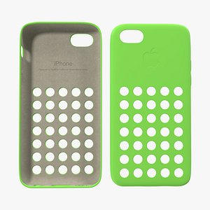 iphone 5c case green 3d model