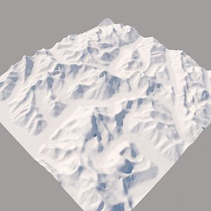 Mount K2 3D Model