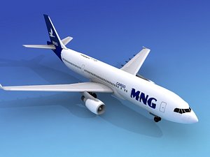 3d model airline airbus a300