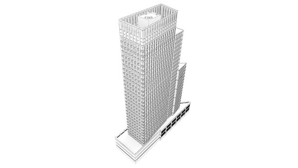 3D One Hudson Yards Skyscraper model - TurboSquid 1822437