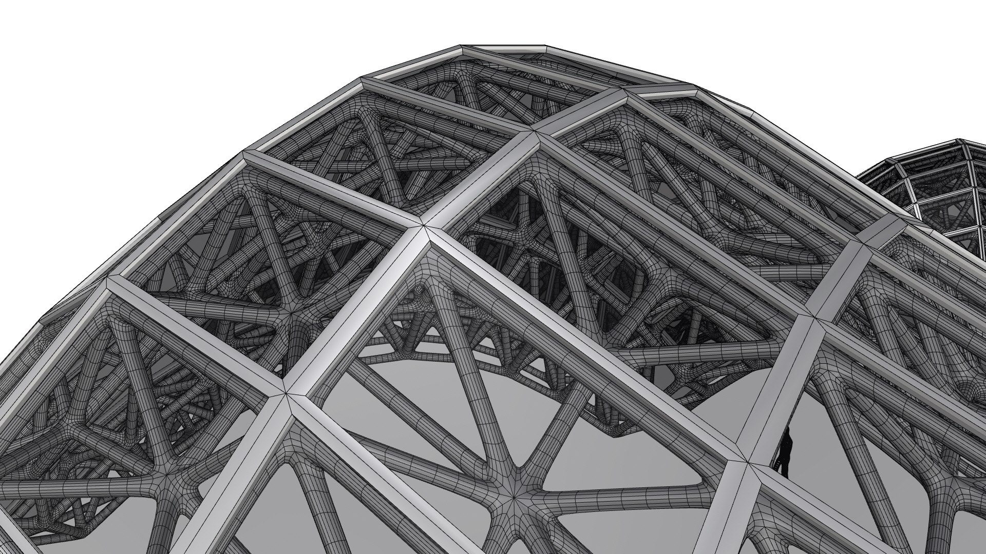 3D Model Wavy Shell Structure Pavilion - TurboSquid 2400684