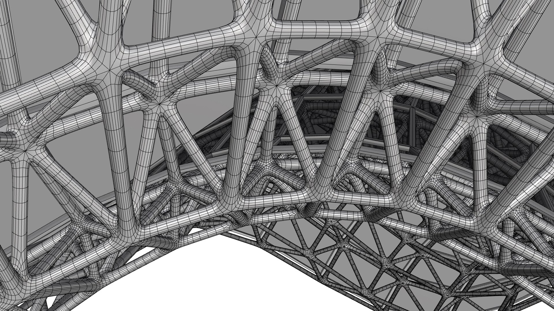 3D Model Wavy Shell Structure Pavilion - TurboSquid 2400684