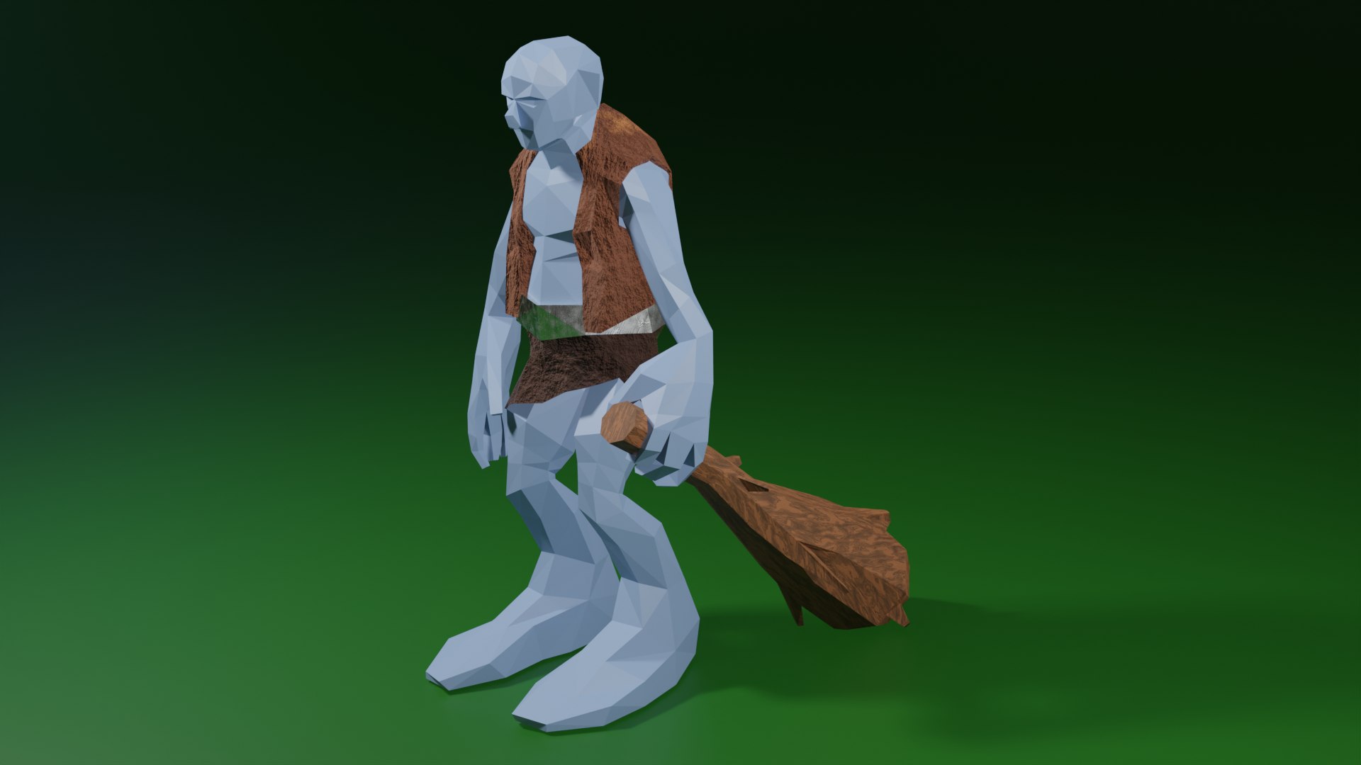 Troll Face and Posing Body 3D model 3D printable