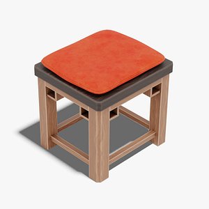Japanese Furniture Kit - stool with pillow
