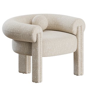 3D model Sevigne Armchair by Studioparisien