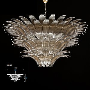 3d model barovier toso palmette