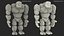 Stone Golem Cartoon Character Brown Rigged