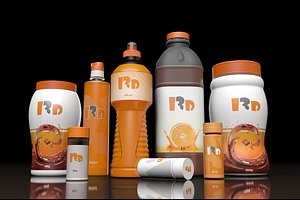 miscellaneous beverages packaging 3D
