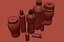 Maquette d'emballage de boissons diverses