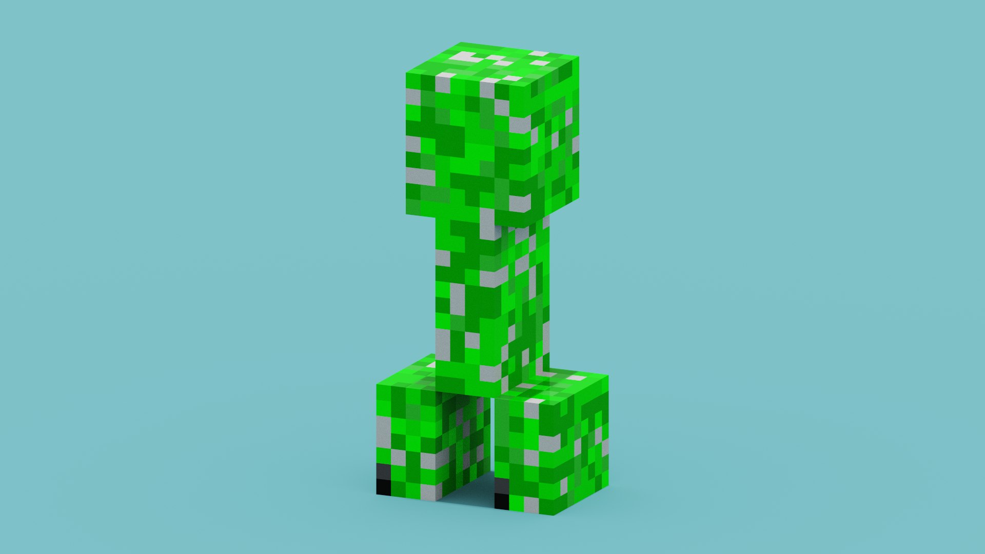 Creeper Minecraft 3d Model Turbosquid 1962603 0155