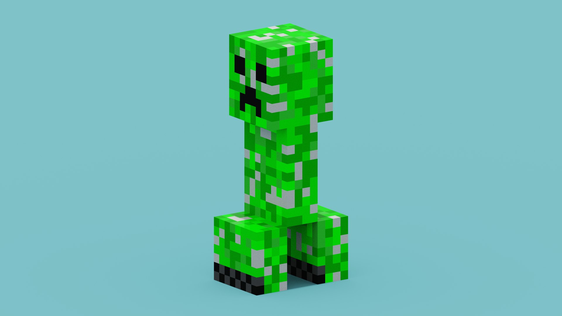 Creeper Minecraft 3D Model - TurboSquid 1962603
