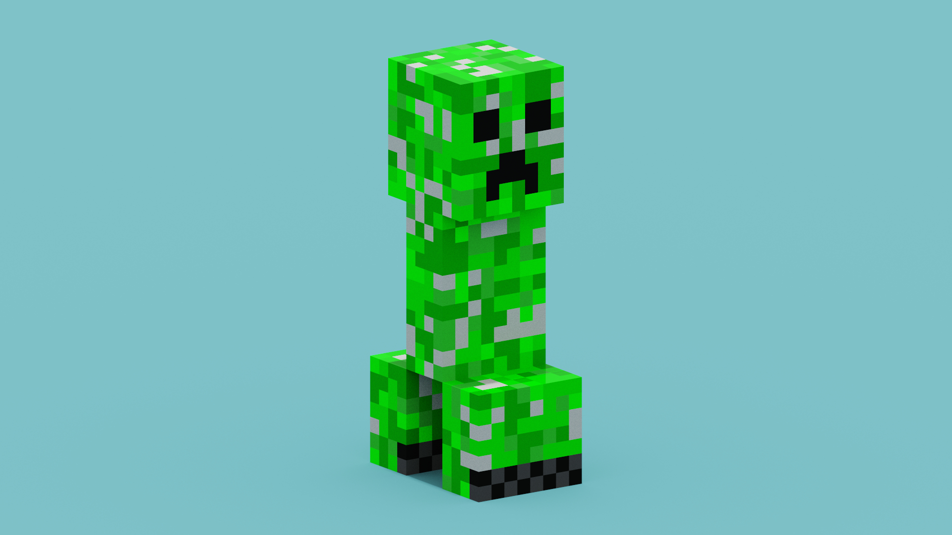 Creeper Minecraft modèle 3D $19 - .3ds .c4d .fbx .obj .max .ma - Free3D