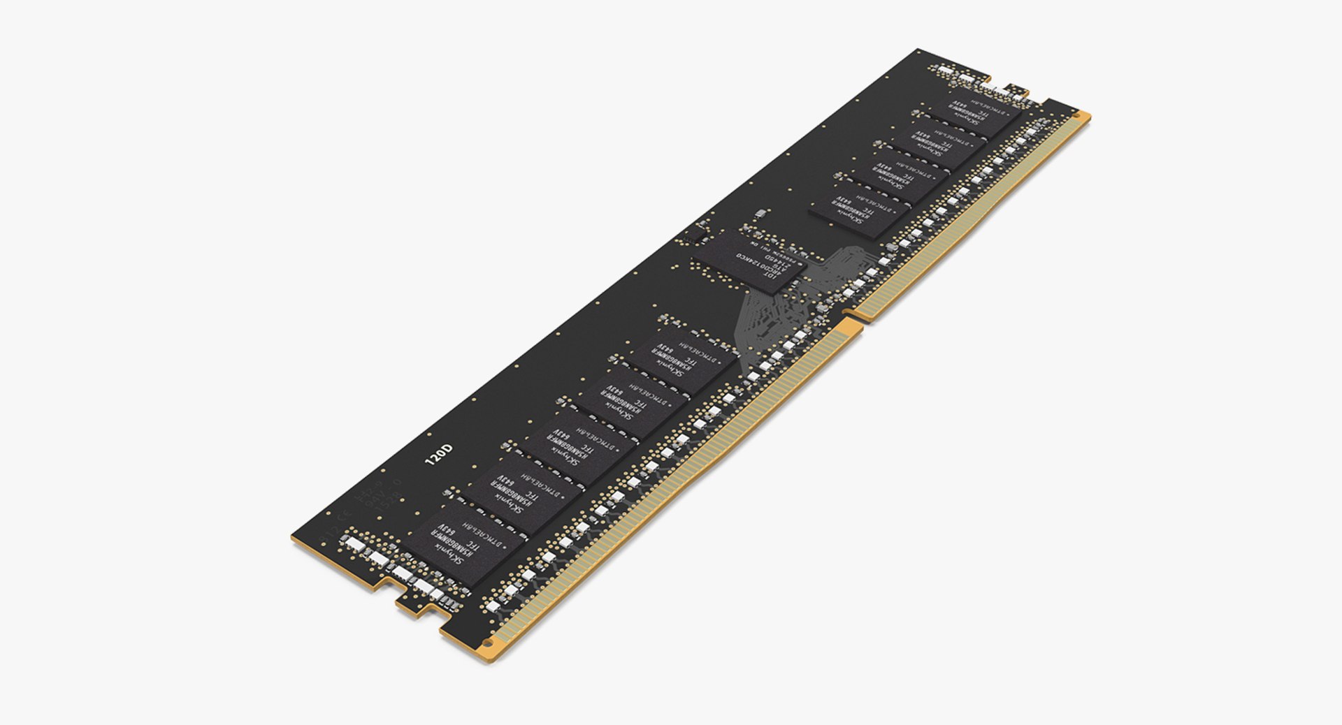 Kingston SDRAM Memory Module 3D model preview